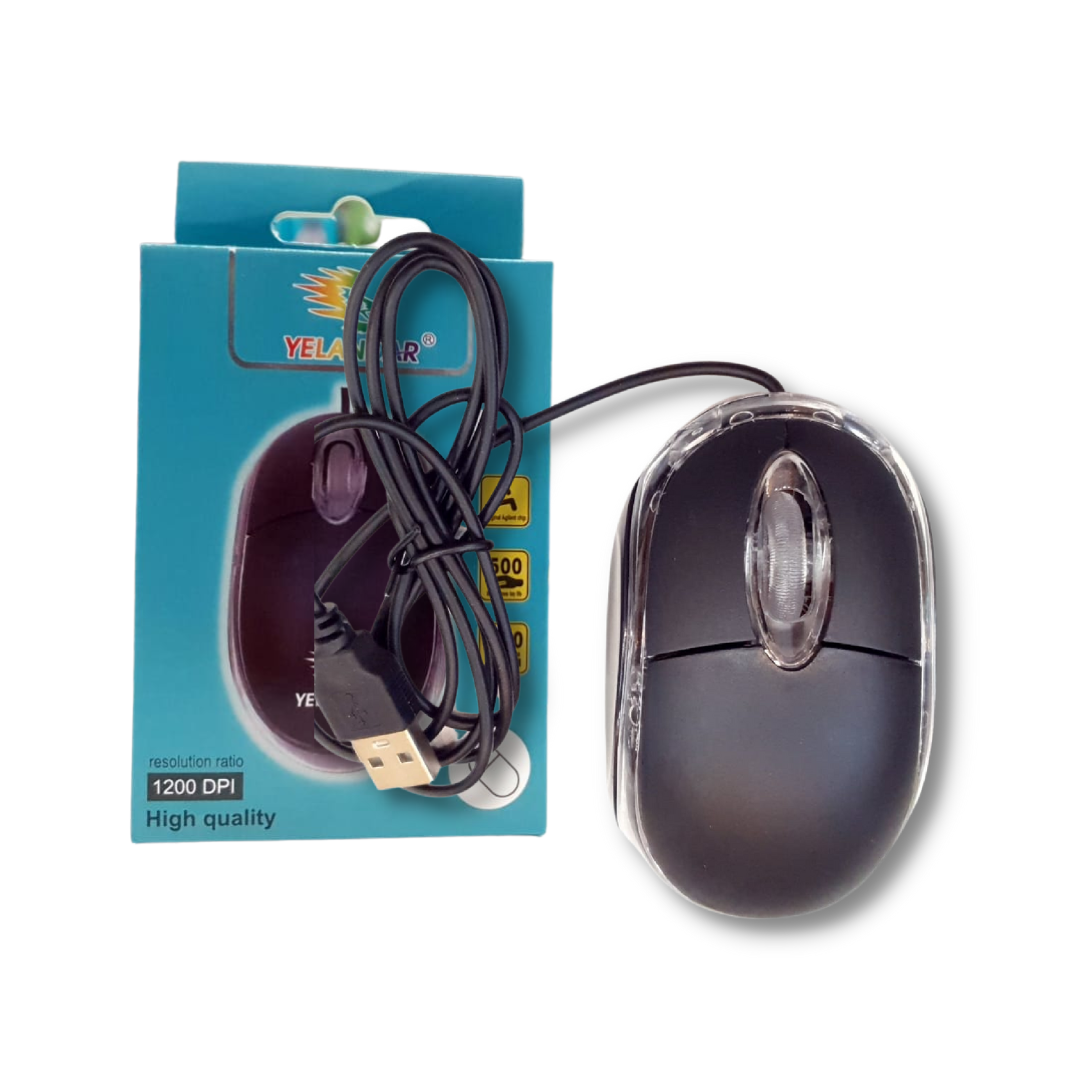 Ratón, Mouse de Computadora con Cable USB, 1000 DPI, 3 Botones, DELUX,  Modelo M321 - Librería IRBE Bolivia